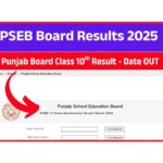 PSEB Class 10 Results 2025