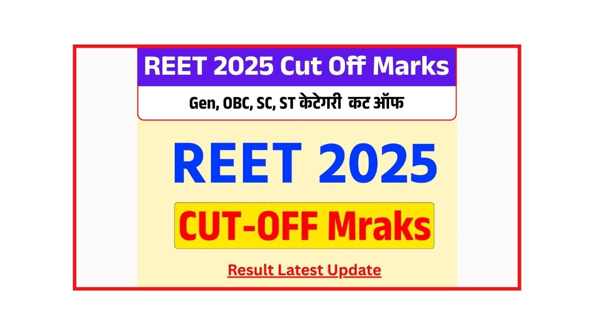 REET 2025 Cut Off Marks